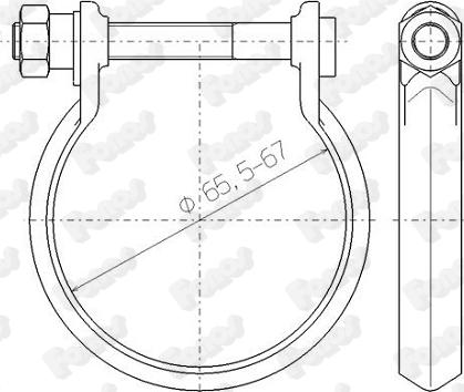 Fonos 80439 - Тръбна връзка, изпускателна система vvparts.bg