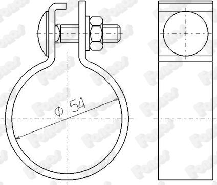 Fonos 81923 - Тръбна връзка, изпускателна система vvparts.bg