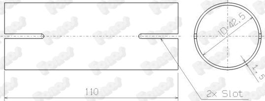 Fonos 2282 - Тръбна връзка, изпускателна система vvparts.bg