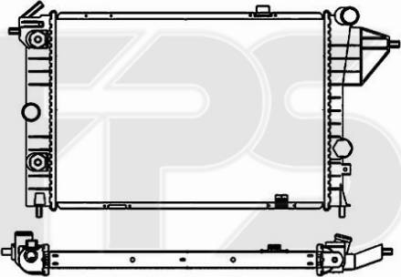 FPS 52 A285 - Радиатор, охлаждане на двигателя vvparts.bg