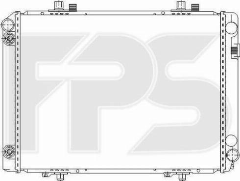 FPS FP 46 A995 - Радиатор, охлаждане на двигателя vvparts.bg