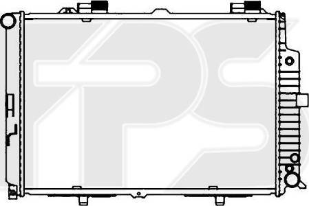 FPS FP 46 A240 - Радиатор, охлаждане на двигателя vvparts.bg