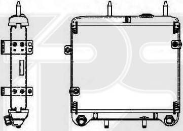 FPS FP 46 B24-X - Маслен радиатор, двигателно масло vvparts.bg