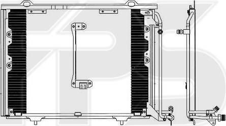 FPS FP 46 K101 - Кондензатор, климатизация vvparts.bg