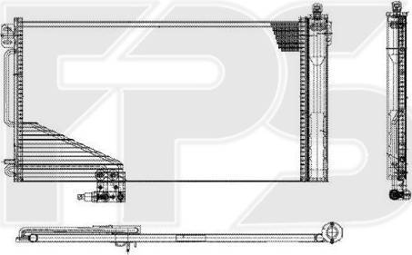 FPS FP 46 K108 - Кондензатор, климатизация vvparts.bg