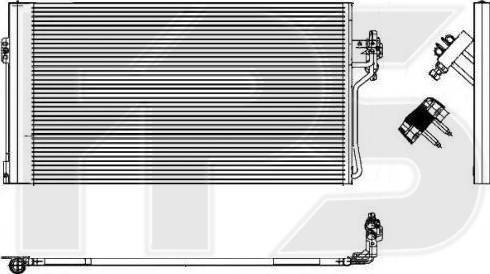 FPS FP 46 K31-X - Кондензатор, климатизация vvparts.bg