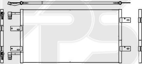 FPS FP 56 K402-X - Кондензатор, климатизация vvparts.bg