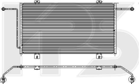 FPS FP 56 K169 - Кондензатор, климатизация vvparts.bg