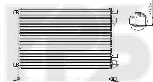 FPS FP 56 K164 - Кондензатор, климатизация vvparts.bg