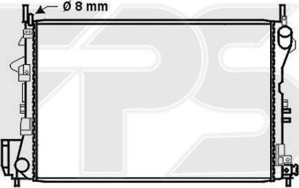 FPS FP 52 A315 - Радиатор, охлаждане на двигателя vvparts.bg