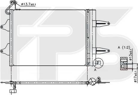 FPS FP 64 K221 - Кондензатор, климатизация vvparts.bg