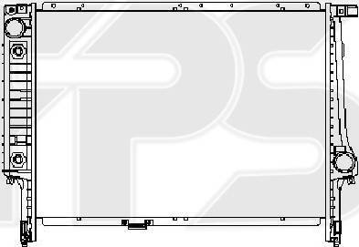 FPS FP 14 A23-X - Радиатор, охлаждане на двигателя vvparts.bg