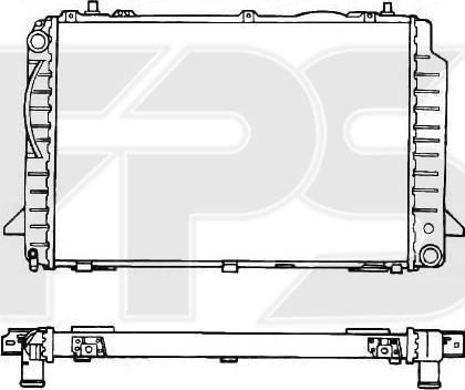 FPS FP 12 A476 - Радиатор, охлаждане на двигателя vvparts.bg