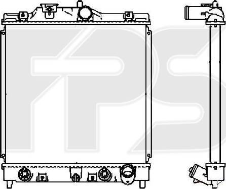 FPS FP 30 A955 - Каре комплект, полуоска vvparts.bg