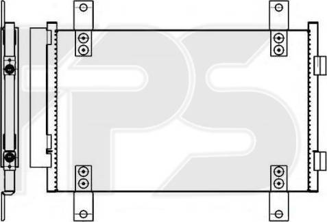 FPS FP 20 K949 - Кондензатор, климатизация vvparts.bg