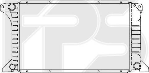 FPS FP 28 A735 - Радиатор, охлаждане на двигателя vvparts.bg