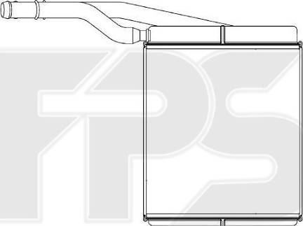 FPS FP 28 N24 - Топлообменник, отопление на вътрешното пространство vvparts.bg