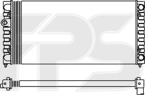 FPS FP 74 A430 - Радиатор, охлаждане на двигателя vvparts.bg