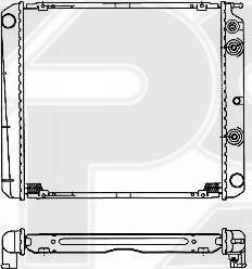 FPS FP 72 A481 - Радиатор, охлаждане на двигателя vvparts.bg