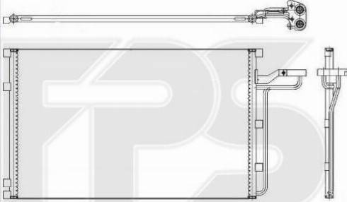 FPS FP 72 K02 - Кондензатор, климатизация vvparts.bg