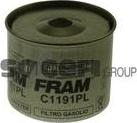 FRAM C1191PL - Горивен филтър vvparts.bg