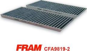 FRAM CFA9819-2 - Филтър купе (поленов филтър) vvparts.bg