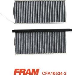FRAM CFA10534-2 - Филтър купе (поленов филтър) vvparts.bg