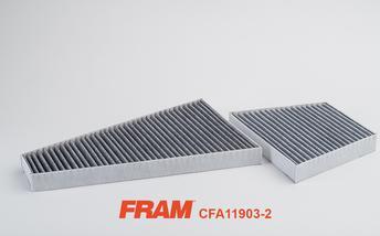 FRAM CFA11903-2 - Филтър купе (поленов филтър) vvparts.bg