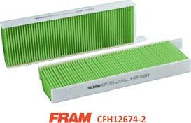 FRAM CFH12674-2 - Филтър купе (поленов филтър) vvparts.bg