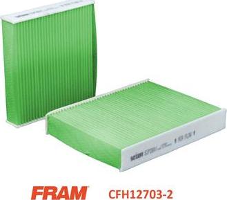 FRAM CFH12703-2 - Филтър купе (поленов филтър) vvparts.bg