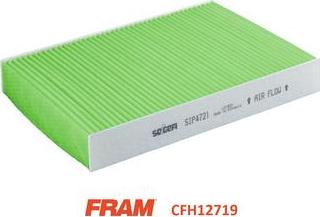 FRAM CFH12716 - Филтър купе (поленов филтър) vvparts.bg