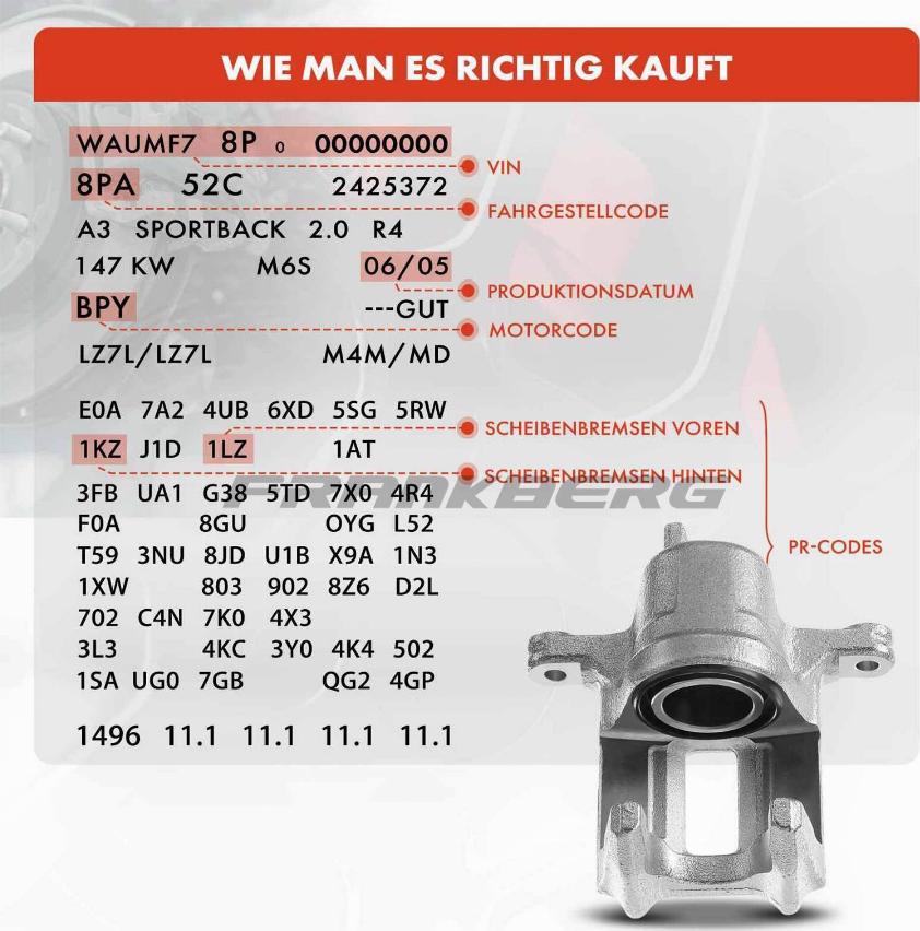 FRANKBERG 5481FB0003545 - Спирачен апарат vvparts.bg