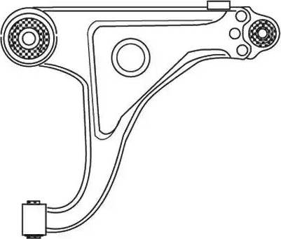 FRAP 2255 - Носач, окачване на колелата vvparts.bg