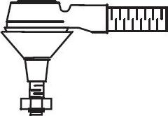 FRAP F4134 - Накрайник на напречна кормилна щанга vvparts.bg