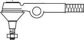 FRAP F4135 - Накрайник на напречна кормилна щанга vvparts.bg