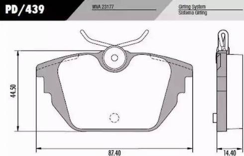 FRAS-LE PD439 - Комплект спирачно феродо, дискови спирачки vvparts.bg