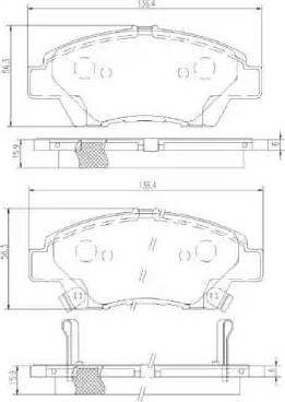 FRAS-LE PD1492 - Комплект спирачно феродо, дискови спирачки vvparts.bg