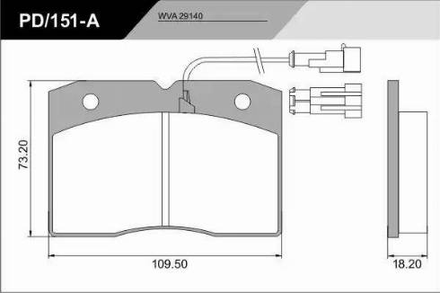 FRAS-LE PD/151-A_CV Advanced - Комплект спирачно феродо, дискови спирачки vvparts.bg