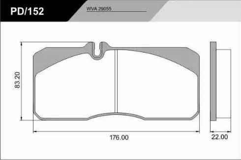 FRAS-LE PD/152_CV Advanced - Комплект спирачно феродо, дискови спирачки vvparts.bg