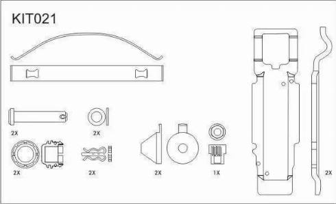 FRAS-LE PD/116-K21_HD PRO - Комплект спирачно феродо, дискови спирачки vvparts.bg