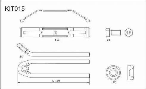 FRAS-LE PD/131-K15_HD PRO - Комплект спирачно феродо, дискови спирачки vvparts.bg