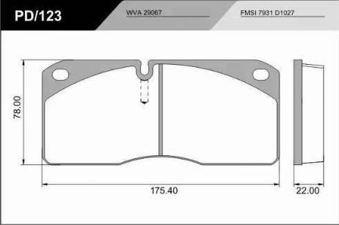 FRAS-LE PD/123_CV Advanced - Комплект спирачно феродо, дискови спирачки vvparts.bg