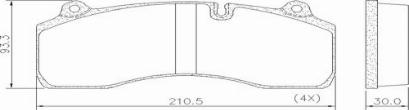 FRAS-LE PD/209-K029 _ HD PRO - Комплект спирачно феродо, дискови спирачки vvparts.bg