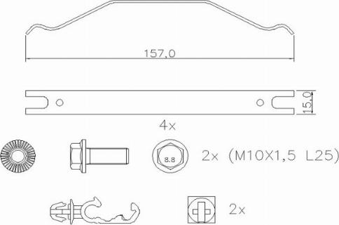 FRAS-LE PD/209-K029 _ HD PRO - Комплект спирачно феродо, дискови спирачки vvparts.bg