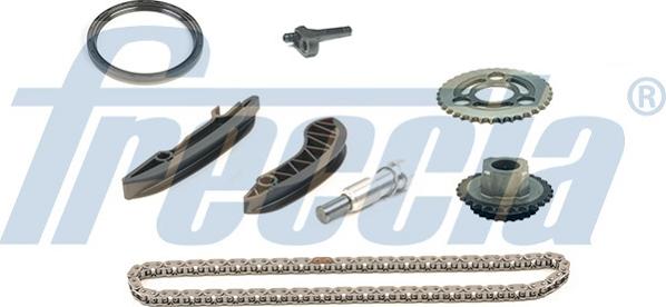 Freccia TK08-1163 - Комплект ангренажна верига vvparts.bg