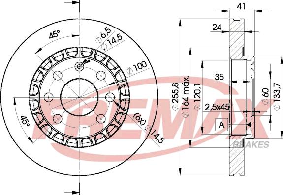 FREMAX BD-9042 - Спирачен диск vvparts.bg