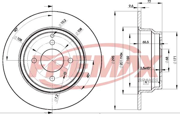 FREMAX BD-4970 - Спирачен диск vvparts.bg