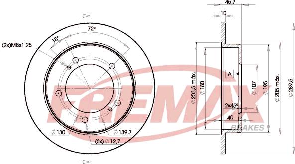 FREMAX BD-6970 - Спирачен диск vvparts.bg