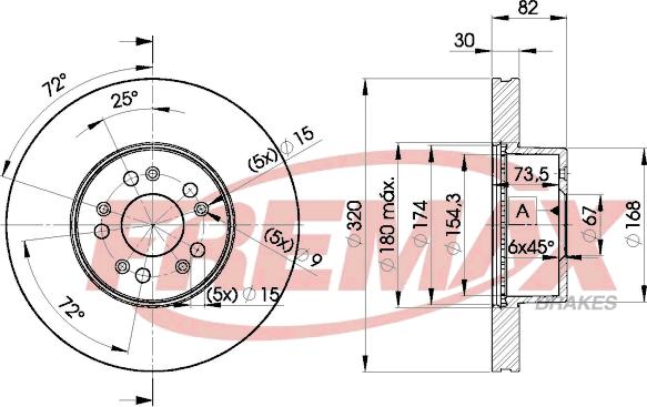 FREMAX BD-0912 - Спирачен диск vvparts.bg