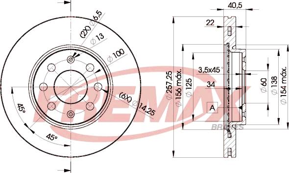 FREMAX BD-0920 - Спирачен диск vvparts.bg